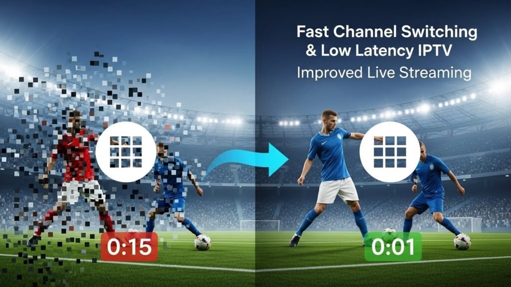 IPTV low delay technology