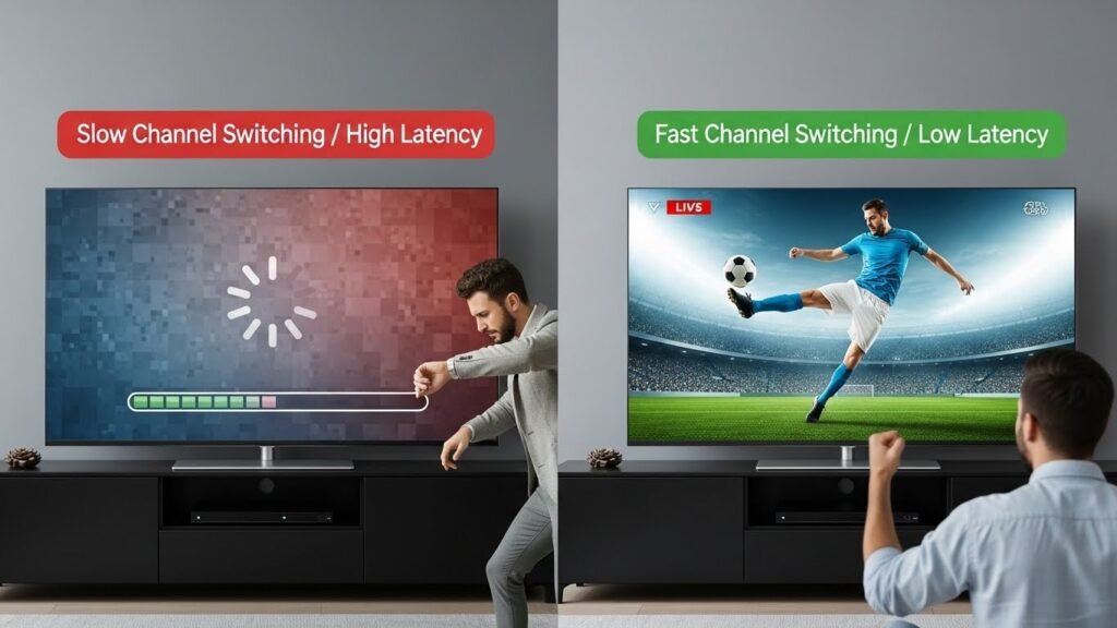 Low delay IPTV services