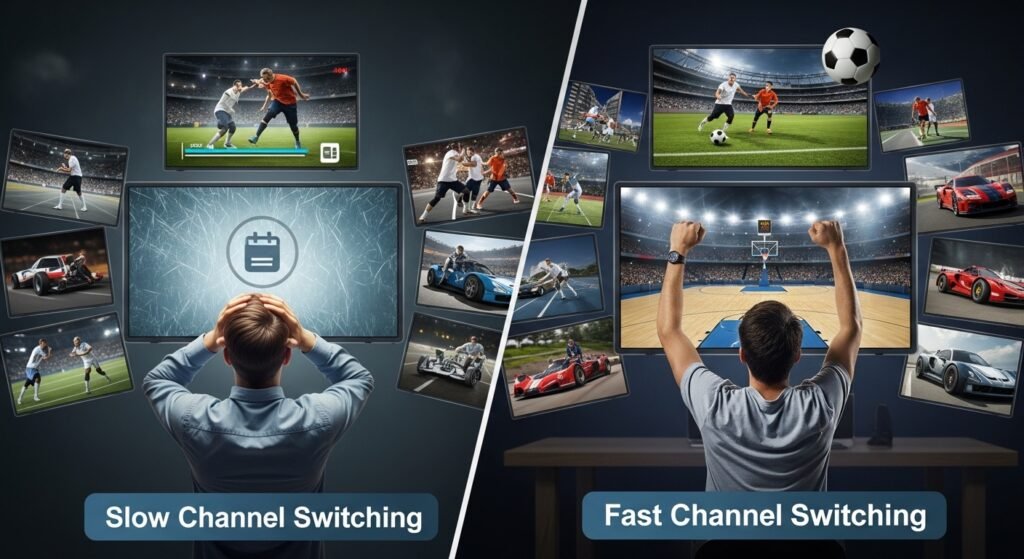 Seamless Sports Streaming IPTV