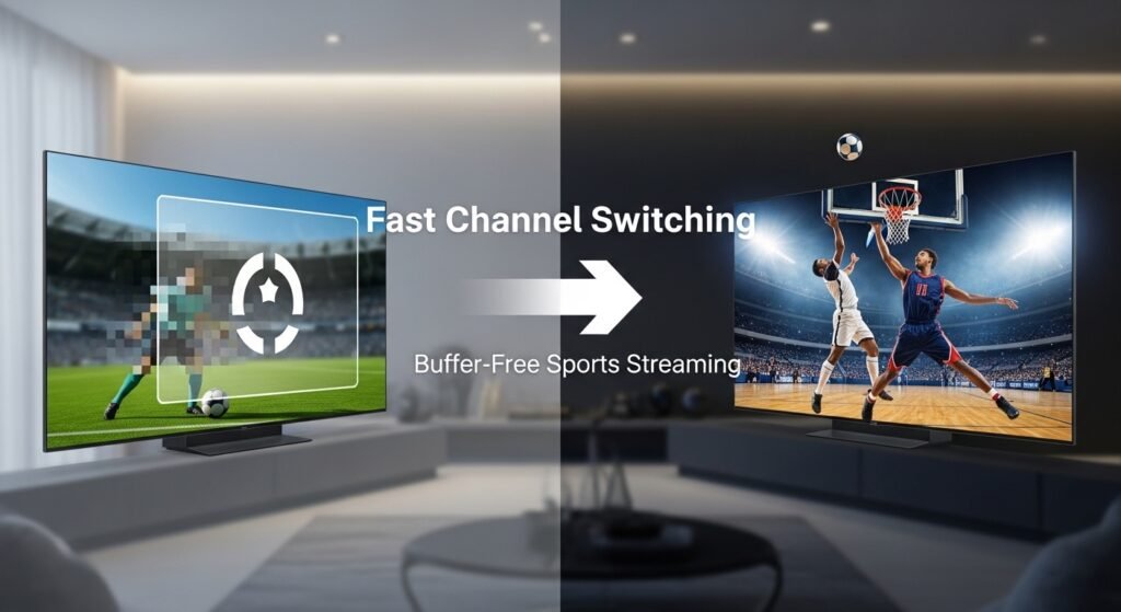 Ultra-Fast Sports IPTV