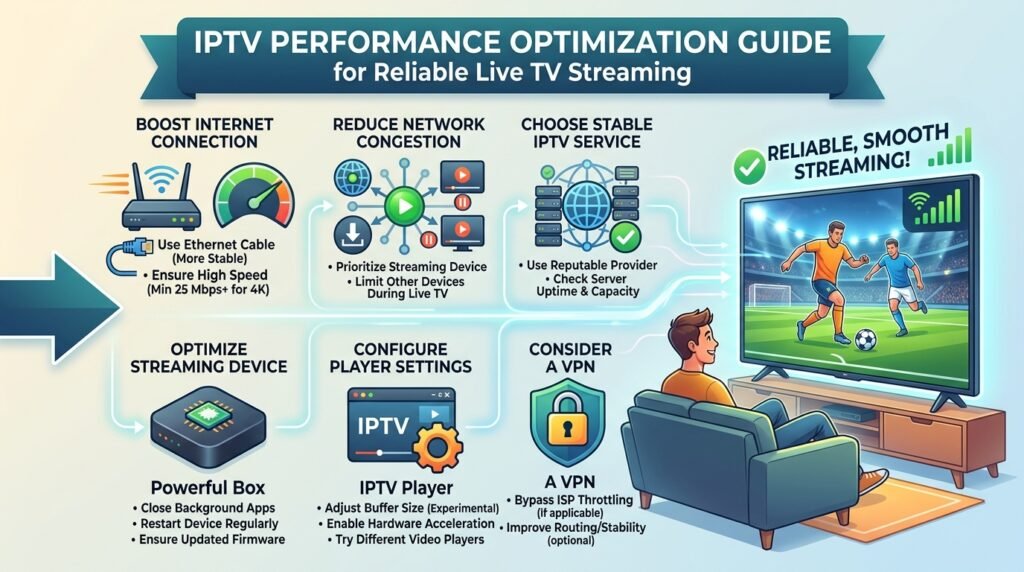 Reliable IPTV Streaming Optimization