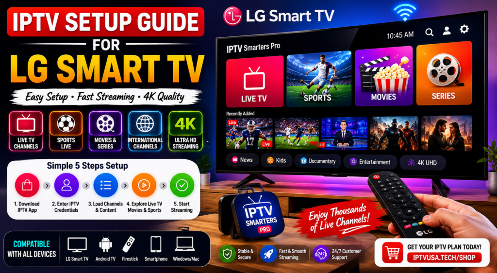 IPTV Setup Guide for LG