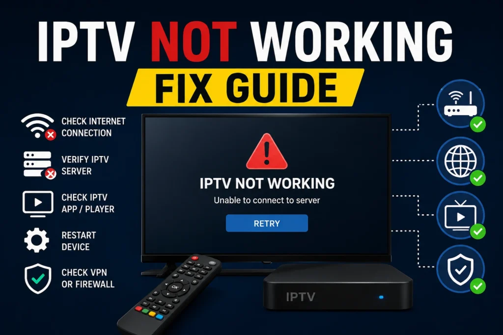 IPTV Not Working Fix Guide