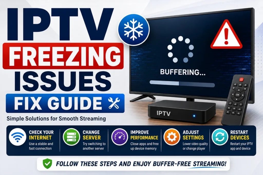 IPTV Freezing Issues Fix