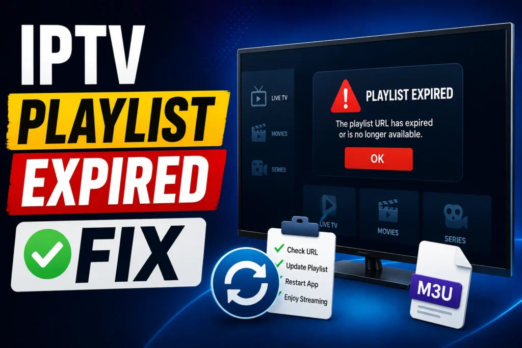 IPTV Playlist Expired Fix