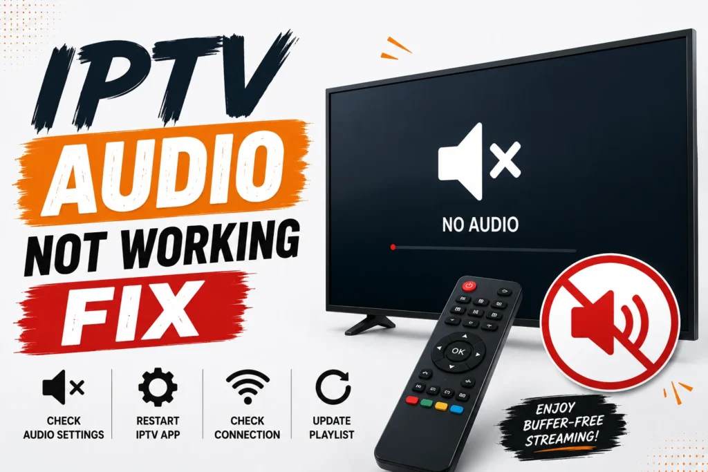 IPTV Audio Not Working Fix