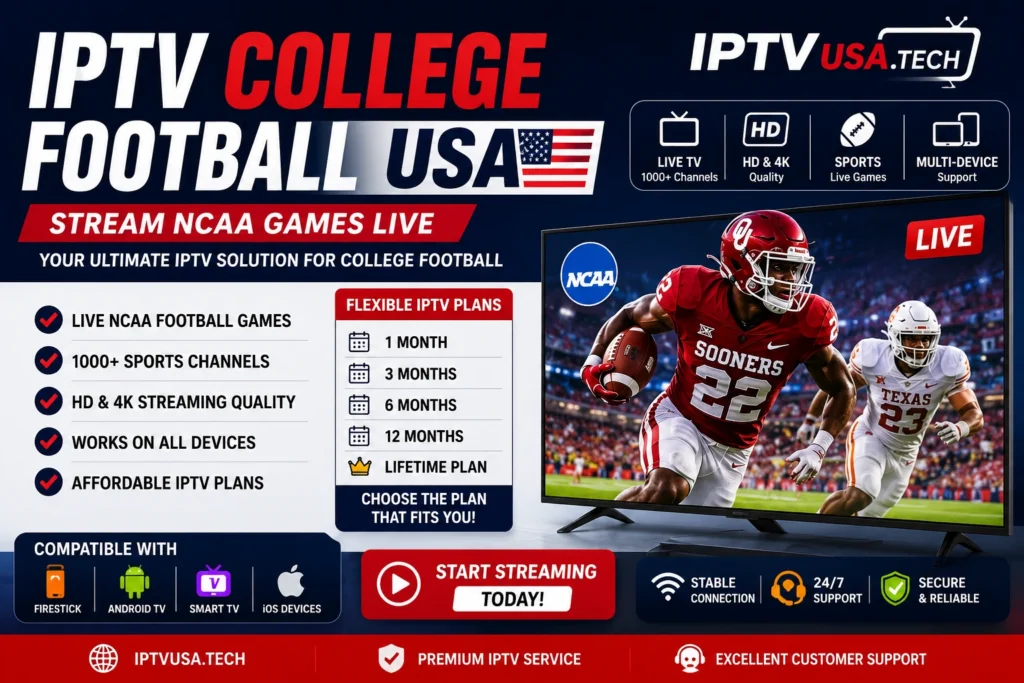 IPTV College Football USA