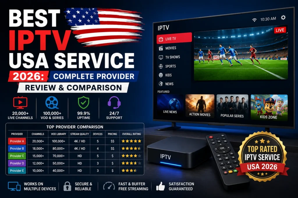 Best IPTV USA Service 2026