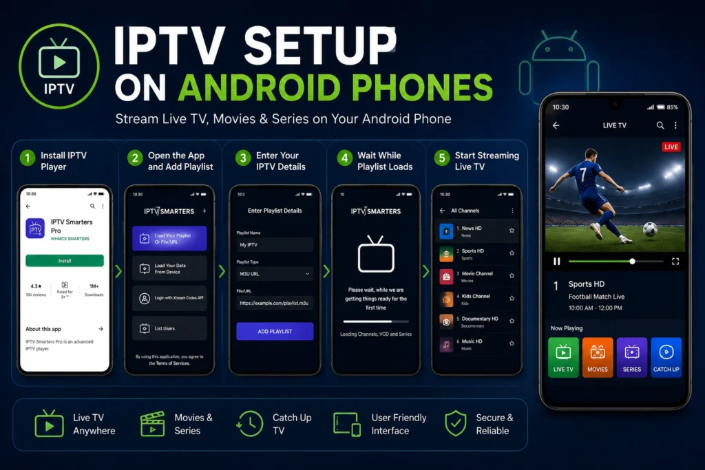 IPTV Setup on Android Phones