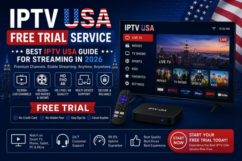 IPTV USA free trial