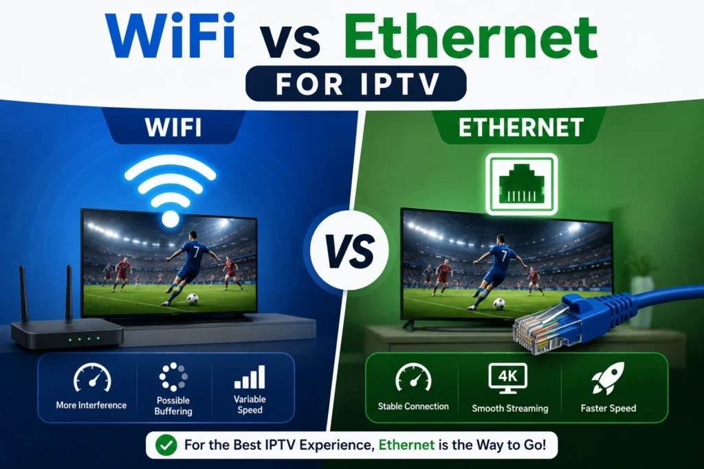 WiFi vs Ethernet IPTV