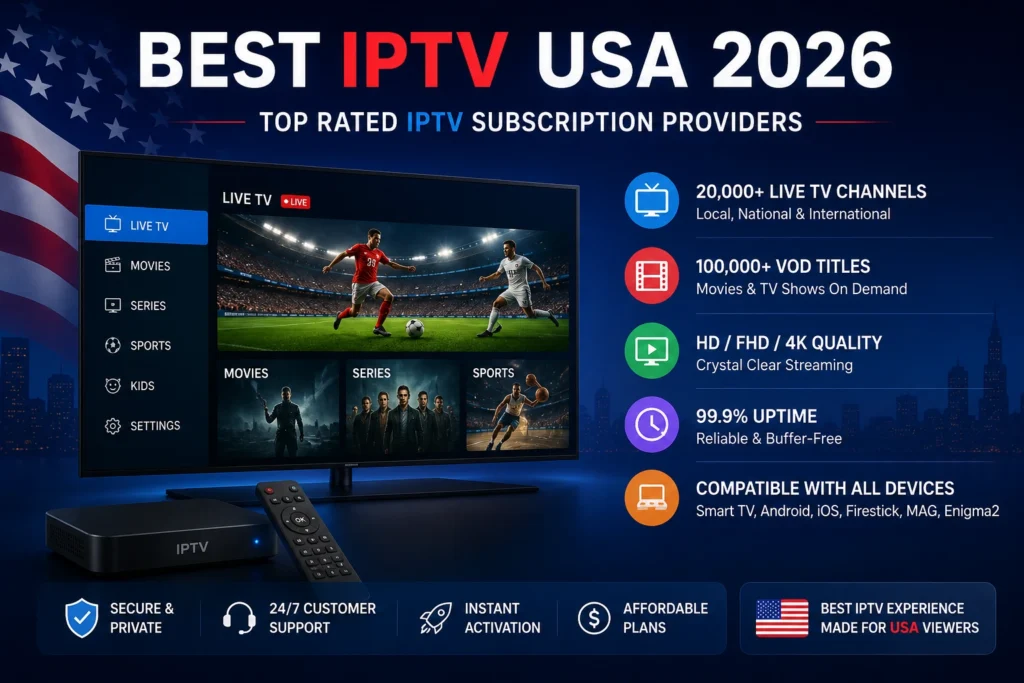 Best IPTV USA 2026