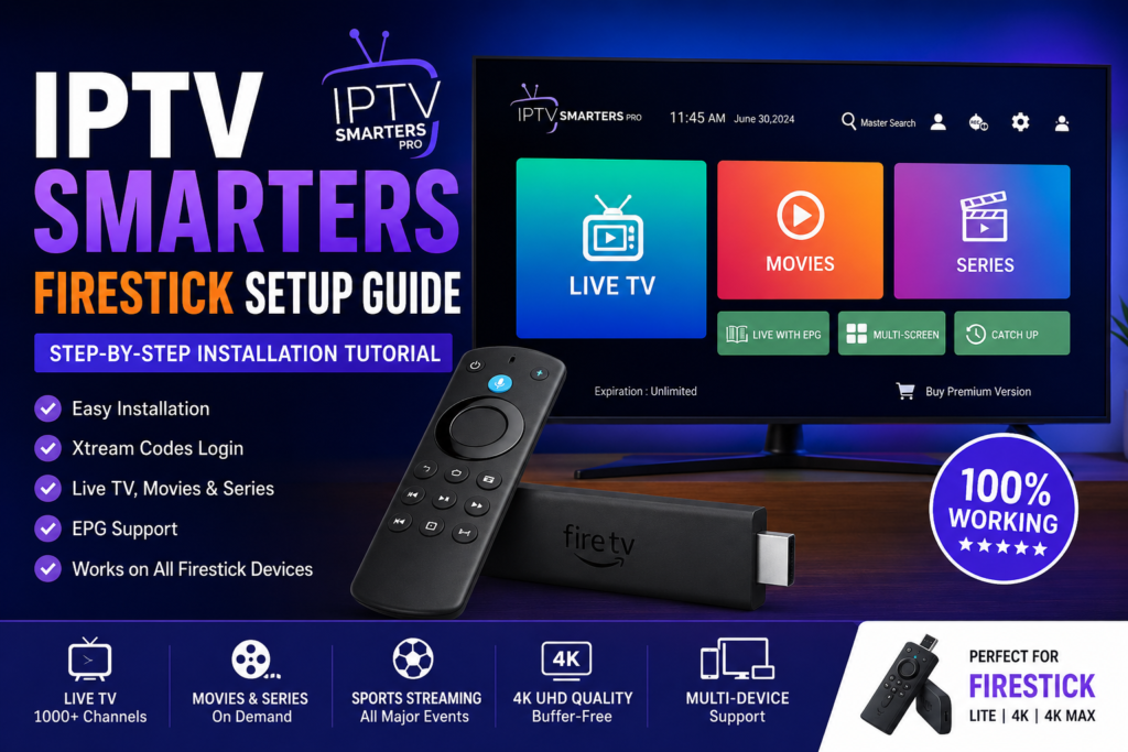 IPTV Smarters Firestick Setup