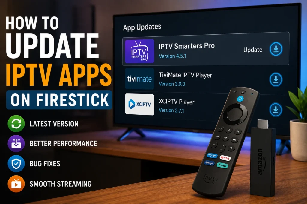 How to update IPTV apps on Firestick