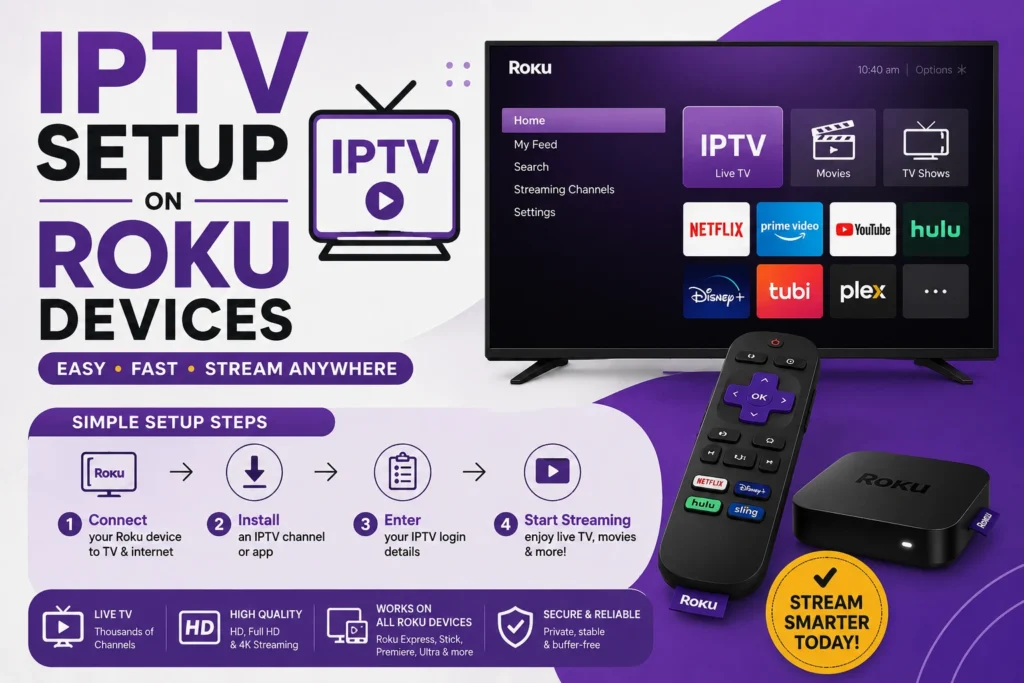 IPTV USA Roku guide