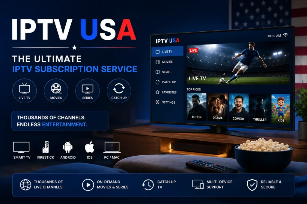 IPTV USA Subscription Service