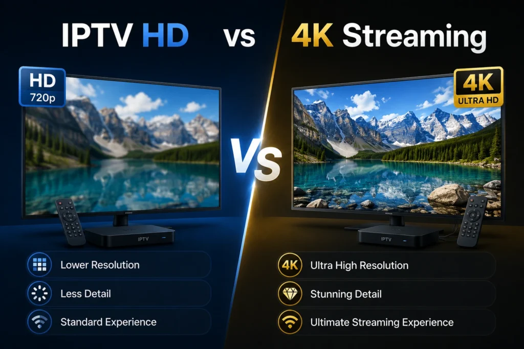 IPTV vs 4K Streaming