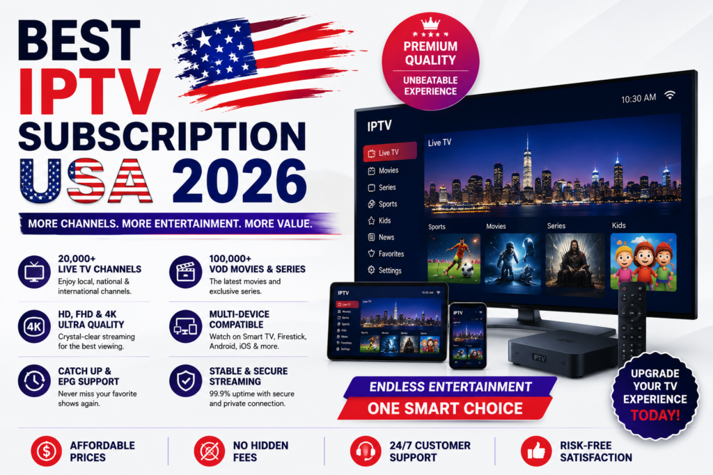 Best IPTV Streaming USA 2026