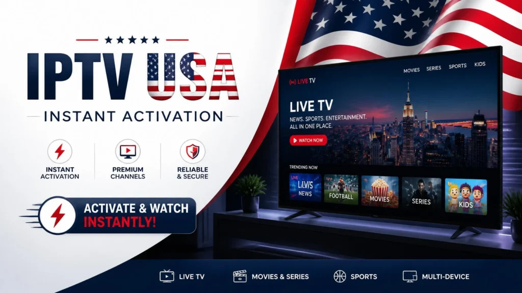 IPTV USA Instant Activation