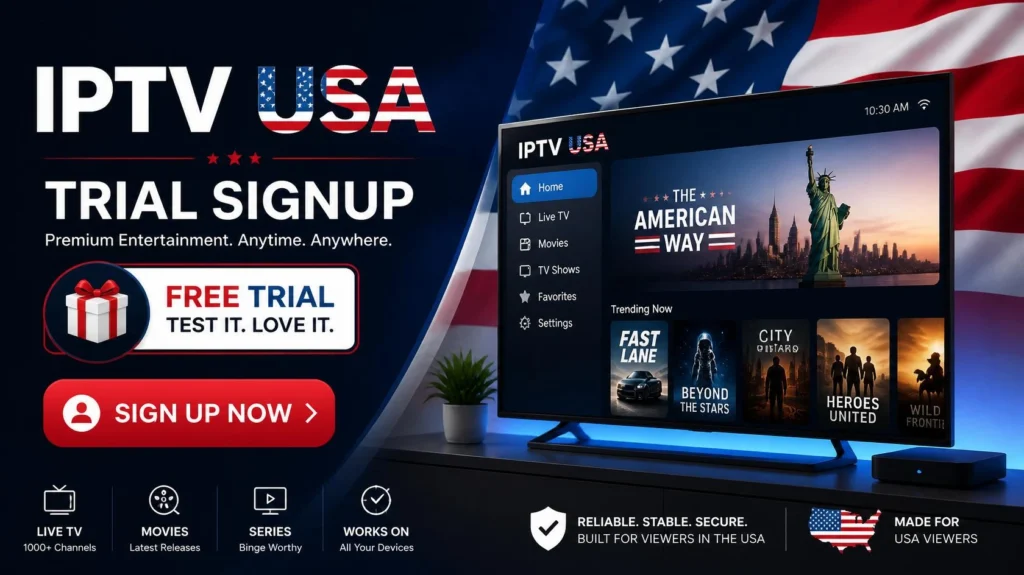 IPTV USA Trial Signup