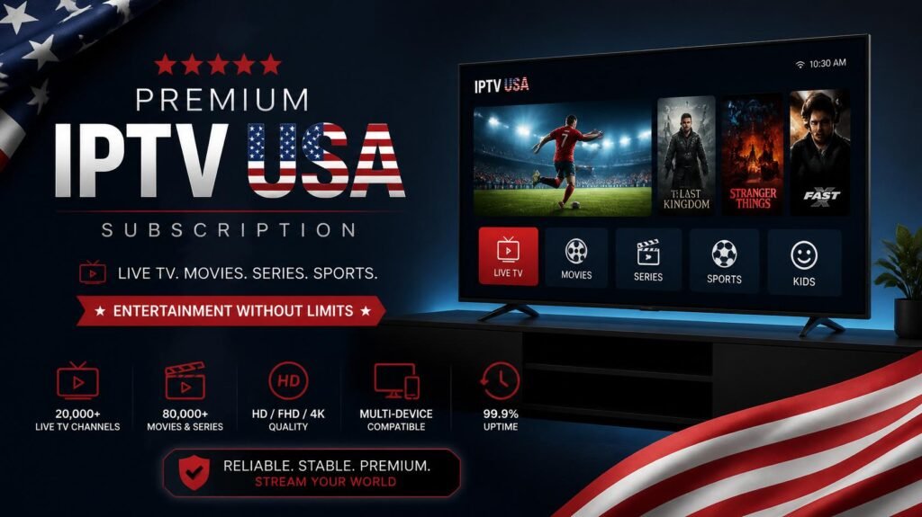 Premium IPTV USA Subscription